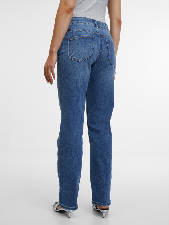 Orsay Dunkelblaue Straight-Jeans Damen ORSAY