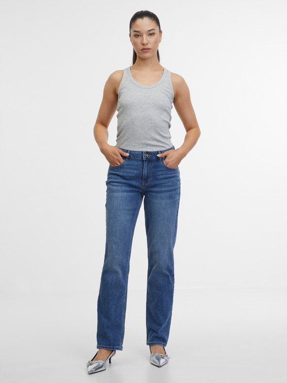 Orsay Dunkelblaue Straight-Jeans Damen ORSAY
