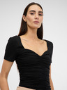 Orsay Schwarzes Damen Kurzarm-T-Shirt ORSAY