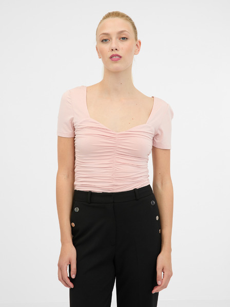 Orsay Hellrosa Damen Kurzarm-T-Shirt ORSAY