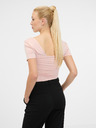 Orsay Hellrosa Damen Kurzarm-T-Shirt ORSAY