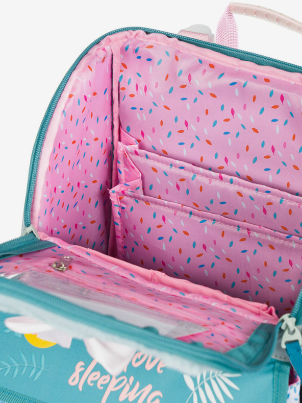 BAAGL  Blauer Schulranzen zippy Faultier Baagl