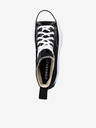 Converse Schwarze Damen-Plateau-Knöchelturnschuhe Converse Run Star Hike