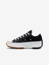 Converse Schwarze Converse Run Star Hike Plateau Turnschuhe für Damen
