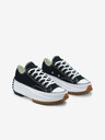 Converse Schwarze Converse Run Star Hike Plateau Turnschuhe für Damen