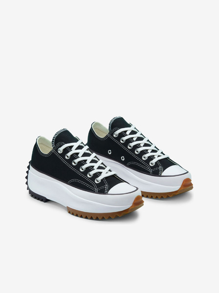 Converse Schwarze Converse Run Star Hike Plateau Turnschuhe für Damen