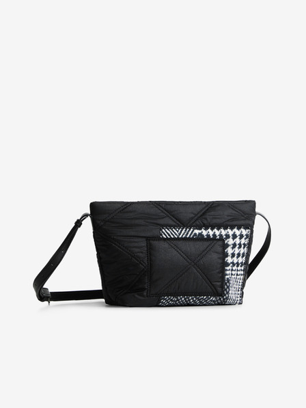 Desigual Schwarze Desigual After Dark Calpe gemusterte Damen Crossbody Tasche