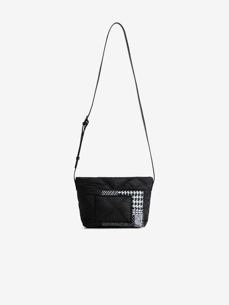 Desigual Schwarze Desigual After Dark Calpe gemusterte Damen Crossbody Tasche