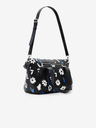 Desigual Schwarze Desigual Margy Loverty 2.0 Floral Handtasche für Damen