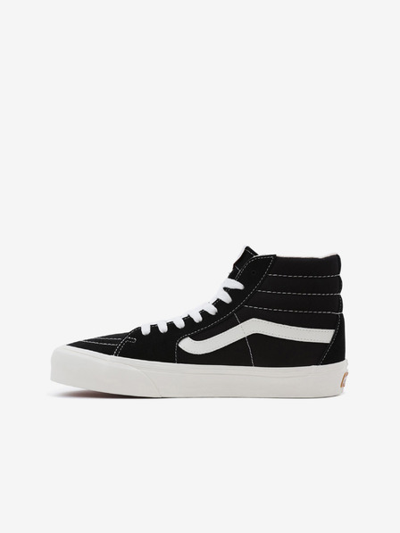 Vans Schwarze Knöchel-Sneakers mit Lederdetails VANS SK8-Hi