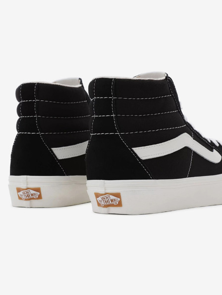 Vans Schwarze Knöchel-Sneakers mit Lederdetails VANS SK8-Hi