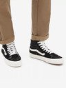 Vans Schwarze Knöchel-Sneakers mit Lederdetails VANS SK8-Hi