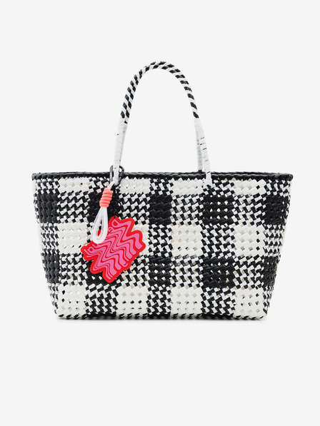 Desigual Schwarz und Weiß Desigual Damen Lux Handtasche