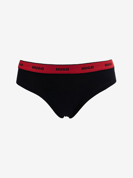 HUGO Dreier-Set Damen-Tangas in Schwarz HUGO