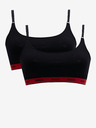 HUGO Set aus zwei Damen-Bralettes in schwarz HUGO