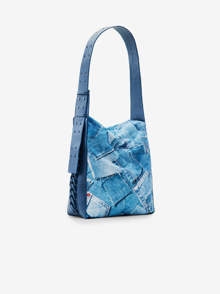 Desigual Blaue Damen gemusterte Handtasche Desigual Forever Blue Estrasburgo