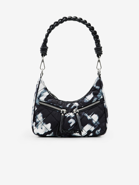 Desigual Schwarz Desigual Yenes Medley Multipocket Gemusterte Handtasche für Damen