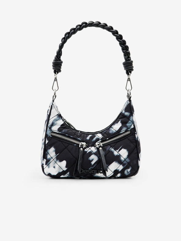 Desigual Schwarz Desigual Yenes Medley Multipocket Gemusterte Handtasche für Damen