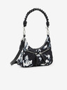 Desigual Schwarz Desigual Yenes Medley Multipocket Gemusterte Handtasche für Damen