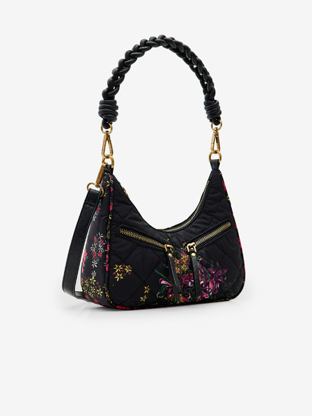 Desigual Schwarze Damen Blumen-Handtasche Desigual Yenes Medley Multipocket
