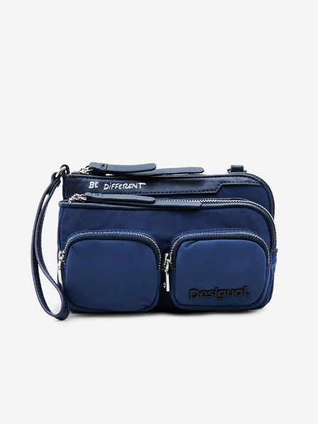 Desigual Blaue Desigual Damen Crossbody Handtasche Pocketmas Linda