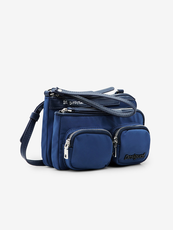 Desigual Blaue Desigual Damen Crossbody Handtasche Pocketmas Linda