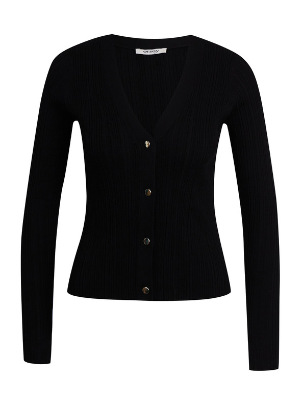Orsay Schwarze Damen-Strickjacke ORSAY