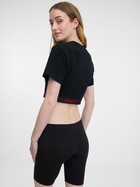 HUGO Schwarzes Damen-Sporttop HUGO