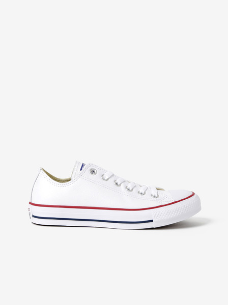 Converse Weiße Leder Turnschuhe Converse Chuck Taylor All Star Leder