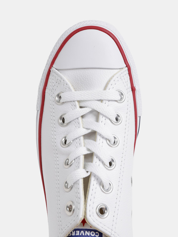 Converse Weiße Leder Turnschuhe Converse Chuck Taylor All Star Leder