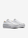 Converse Weiße Damen Leder Plateau-Sneakers Converse