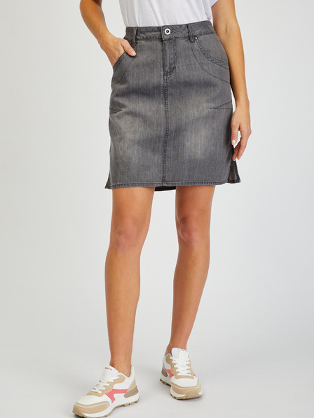 Sam 73 Grauer Damen-Denim-Rock SAM73 Gemini