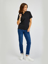 Sam 73 Schwarzes Damen-Poloshirt aus Baumwolle SAM73 Hydra