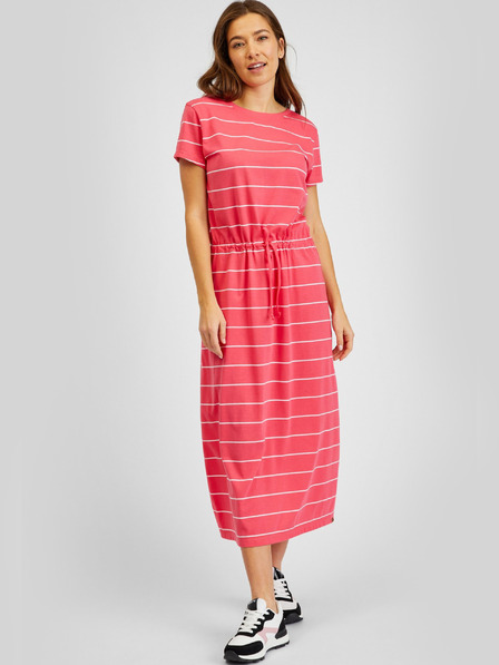 Sam 73 Rotes gestreiftes Damenkleid SAM73 Columba