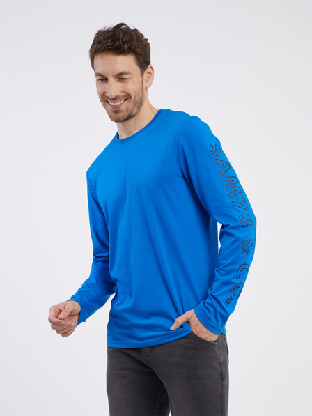 Sam 73 Blaues Herren-Langarm-T-Shirt SAM 73 Regulus