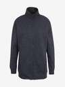 Sam 73 Graues gestromtes Damen-Sweatshirt mit Reißverschluss SAM 73 Asajj