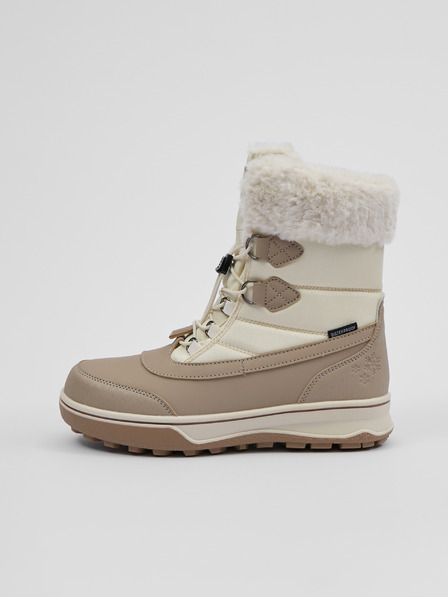 Sam 73 Beige und cremefarbene Damen-Schneestiefel SAM 73