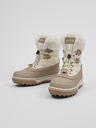 Sam 73 Beige und cremefarbene Damen-Schneestiefel SAM 73