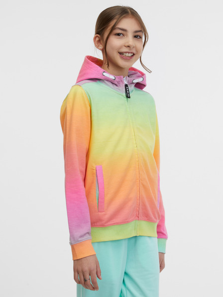 Sam 73 Gelb-rosa Mädchen-Sweatshirt SAM 73 Coco