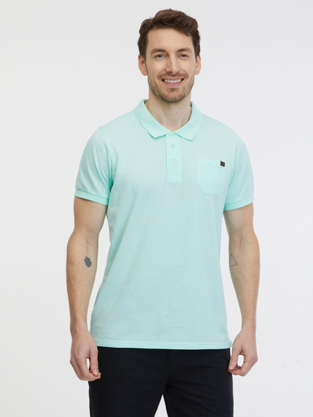 Sam 73 Türkisfarbenes Herren-Poloshirt SAM 73 Julian
