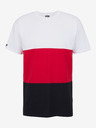 Sam 73 Weißes und rotes Herren-T-Shirt SAM 73 Norman