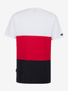 Sam 73 Weißes und rotes Herren-T-Shirt SAM 73 Norman