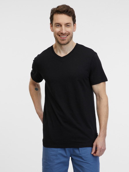 Sam 73 Schwarzes Herren-T-Shirt SAM 73 Fidel
