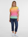 Sam 73 Gelbes und rosa Damen-T-Shirt SAM 73 Marisa