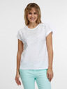 Sam 73 Weißes Damen-T-Shirt SAM 73 Milagros