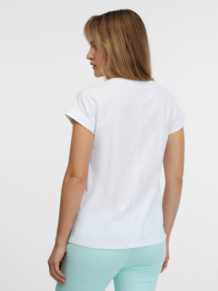 Sam 73 Weißes Damen-T-Shirt SAM 73 Milagros