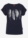 Sam 73 Dunkelblaues Damen Basic-T-Shirt SAM 73 Clorinda