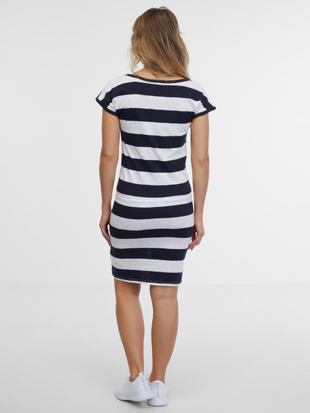 Sam 73 Weiß-blau gestreiftes Damenkleid SAM 73 Reyna
