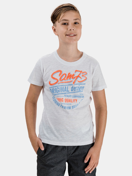 Sam 73 Weißes Jungen-T-Shirt SAM 73 Archie