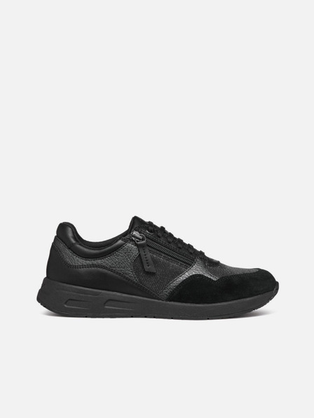 Geox Schwarze Damen Geox Bulmya Turnschuhe